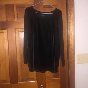 Beautiful J Jill velvet long tunic. Never worn